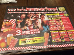 Because American parties mean 6 girls to 1 guy... 