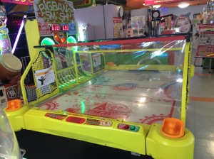 Japanese air hockey- who wants to play?