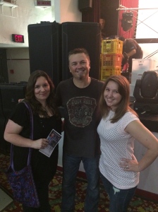 Edwin McCain, Heather and I. Such a true family man. I had a hard time standing for this photo. 